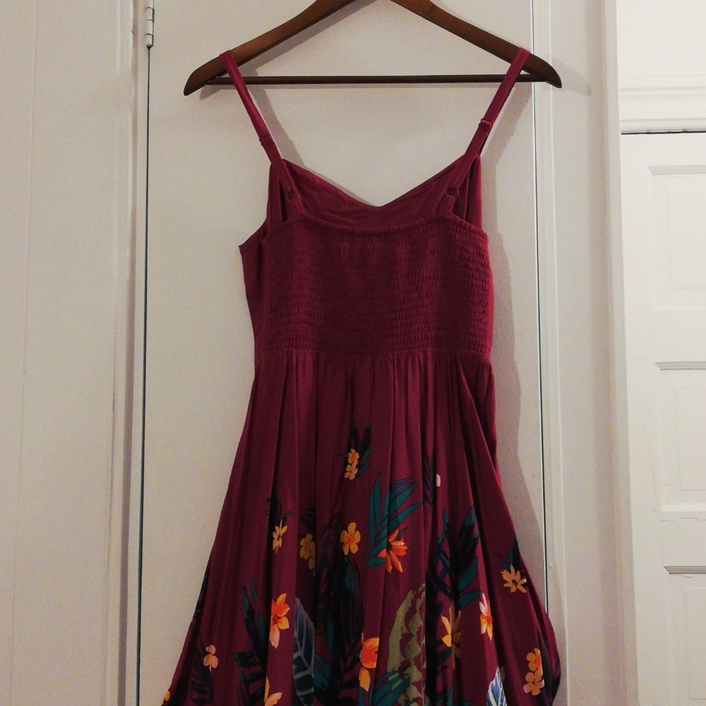 Burgundy sundress